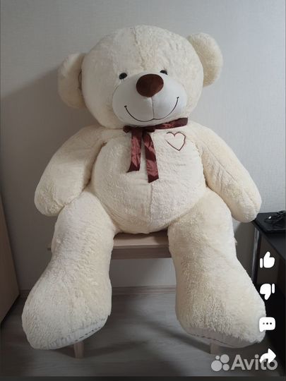 Плюшевый медведь огромный