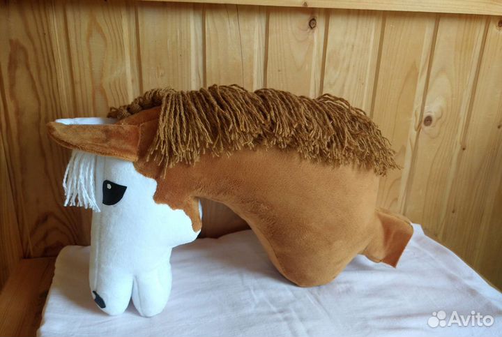 Хоббихорс, рыжий/пегий