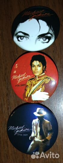 Значки с Майклом Джексоном