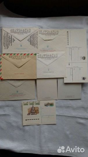 Открытки, конверты, почтовые карточки СССР