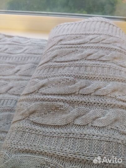 Плед вязаный