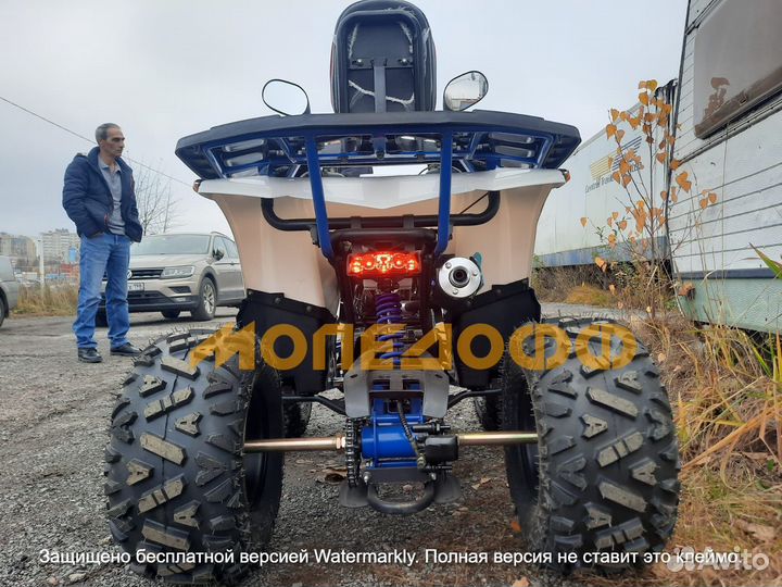 Квадроцикл ATV 125 Mark2 blue + шлем