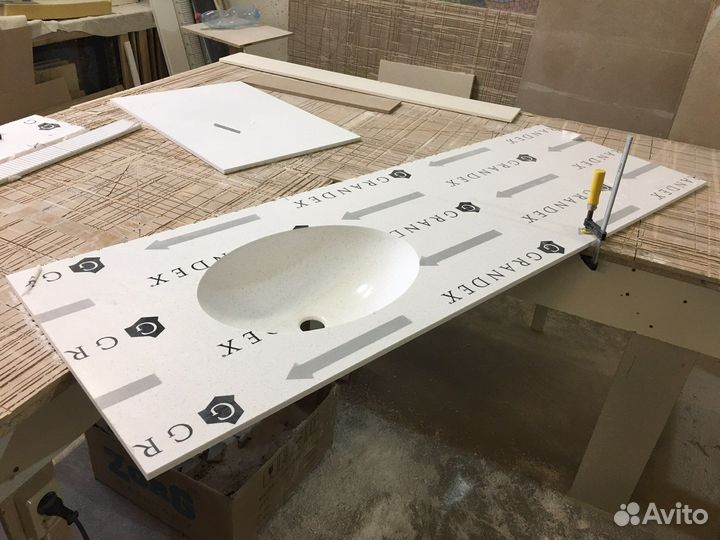 Столешницы, подоконники, раковины. Производство