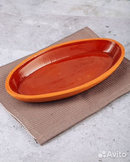 Форма для запекания сервировки Турция глина овал