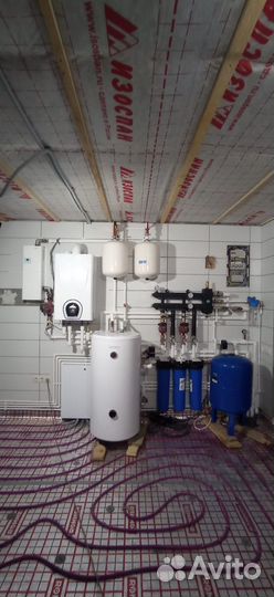 Монтаж отопление водоснабжение