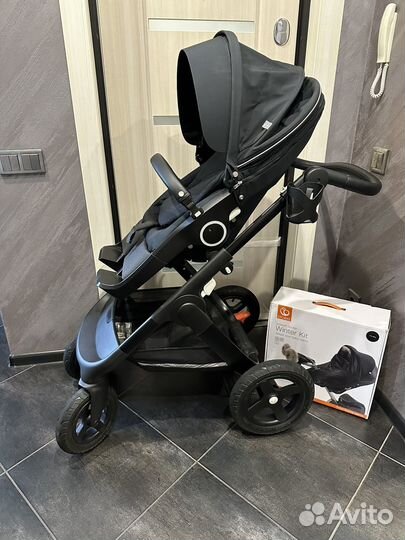 Коляска Stokke trailz, черная