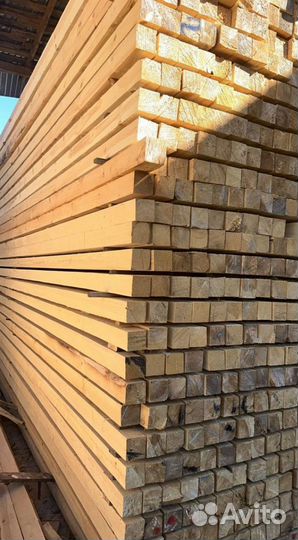 Брус обрезной строганный