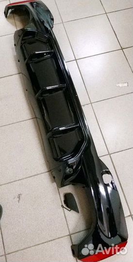 Диффузор для BMW 5 G30 в М пакете