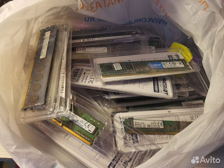 Память DDR3/4 4гб, кол-во