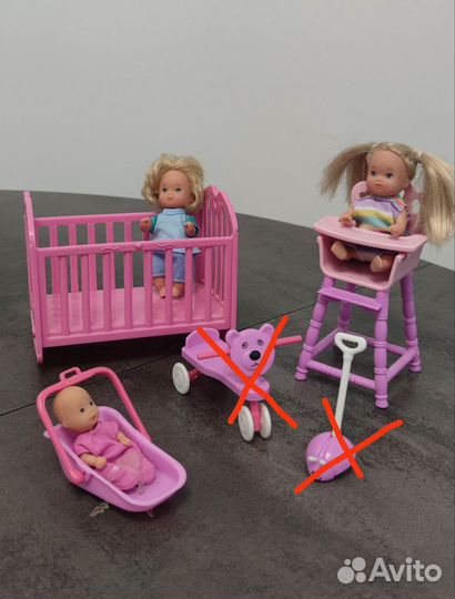 Пупсики и мебель simba