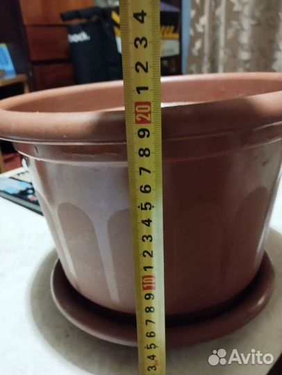 Цветочный горшок пластик