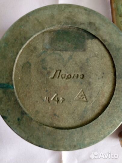 Ступка с пестиком, бронза