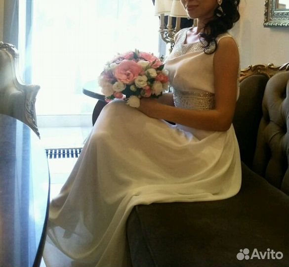 Белое Свадебное платье