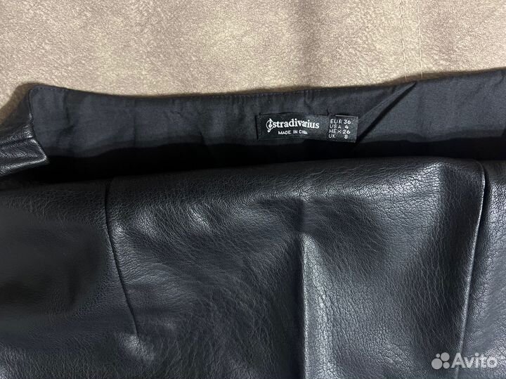 Кожаная юбка