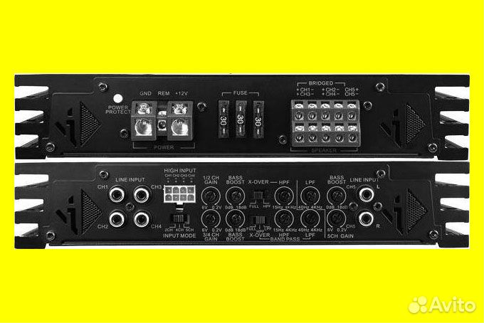 Пяти-канальный Усилитель Helux B Five Blue