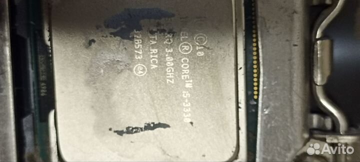 Материнская плата с процессором i5