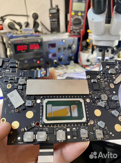 Ремонт компьютера ноутбука, чистка MacBook