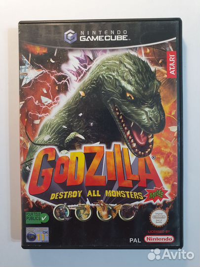 Nintendo Gamecube Godzilla Destroy All Monsters