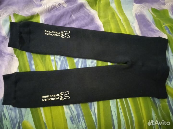 Лосины для девочки теплые