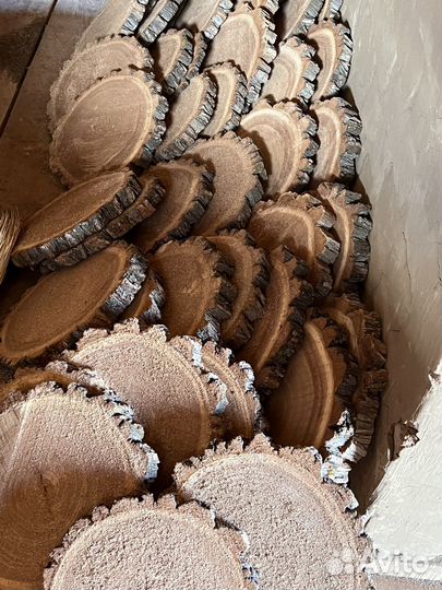 Спилы поперечные карагач