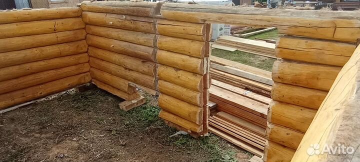 Сруб бани б/у