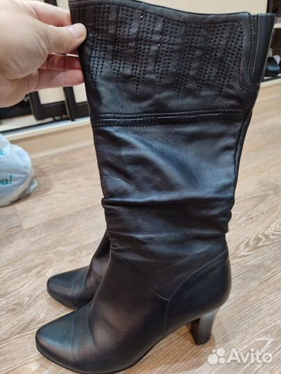 Сапоги натуральная кожа