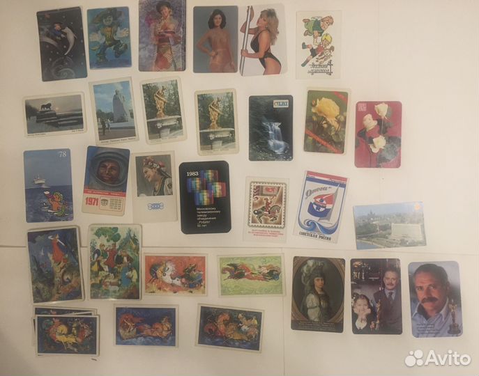 Календарики советские СССР