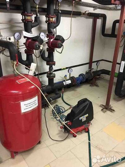 Промывка систем отопления, котлов, бойлеров