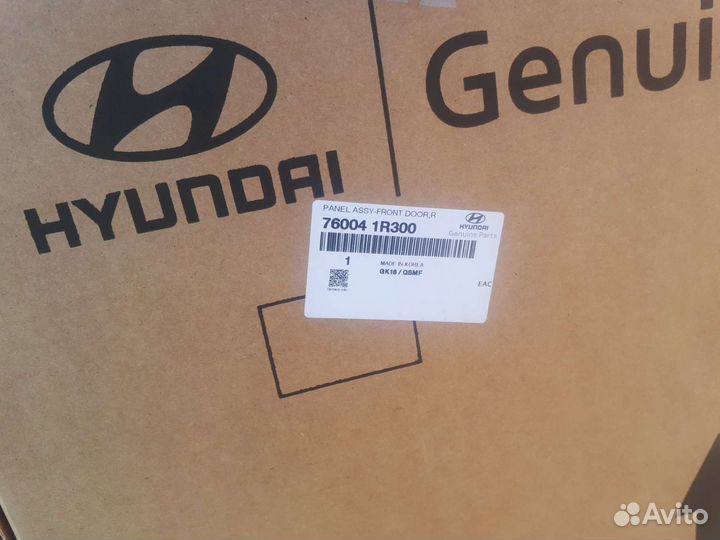 Передняя правая дверь solaris 1