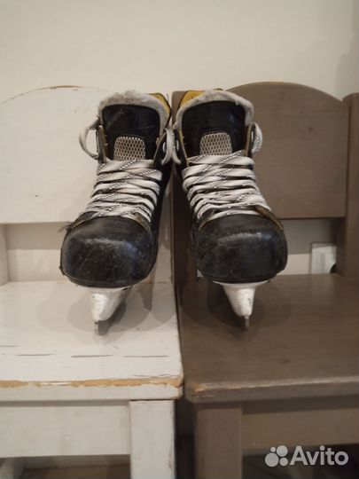 Коньки хоккейные детские bauer 31,5 размер