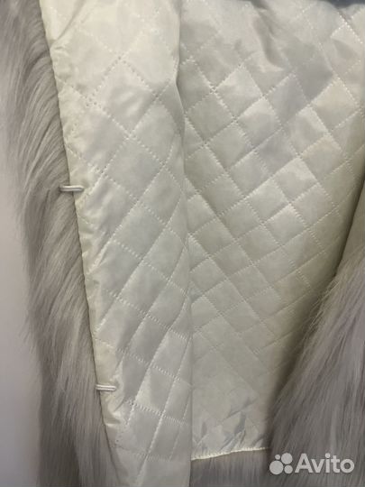 Жилет для девочки из искусственного меха 140