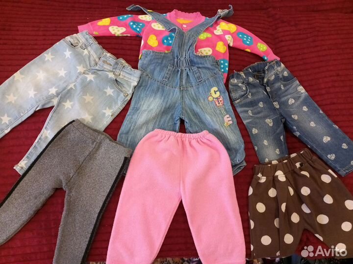 Вещи пакетом на девочку от года до 2.5