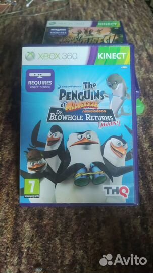 Игры на xbox 360 kinect The penguins of madagascar