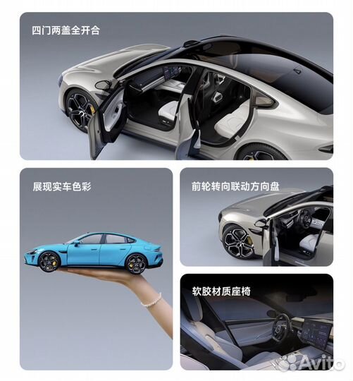 Коллекционная модель Xiaomi SU7 1:18