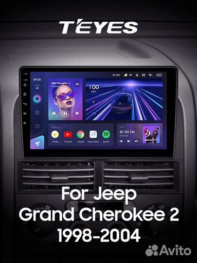 Магнитола Jeep Grand Cherokee 1998-2005