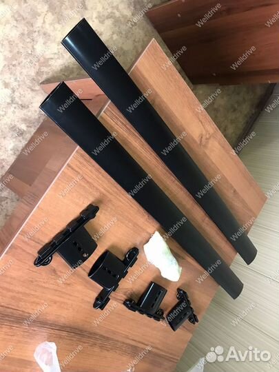 Рейлинги поперечные Toyota RAV4 черные