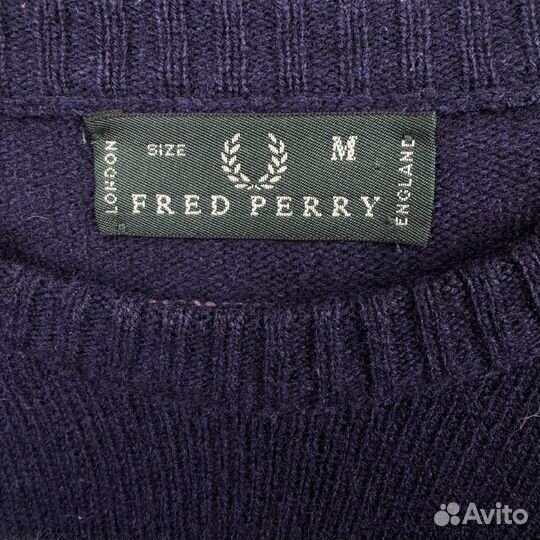 Винтажный шерстяной свитер Fred Perry Vintage