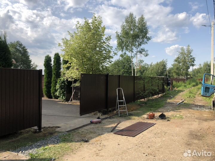 Навесы,заборы,ворота,калитка