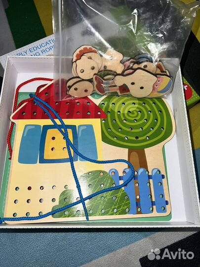 Деревянная шнуровка