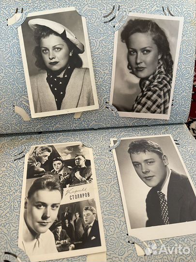 Открытки 50 60 годов СССР с артистами