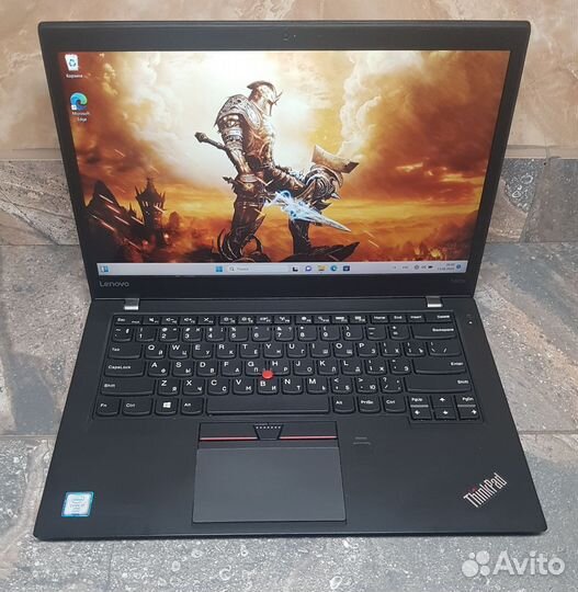 Классный Thinkpad T460s на i7-6600u 16Гб