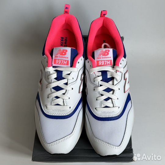 New Balance 997 White Laser Blue Pink CM997HAJ