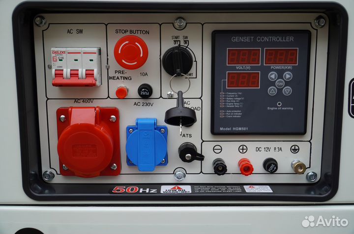 Дизельная элекетростанция 10 kW g-power DG11000S3