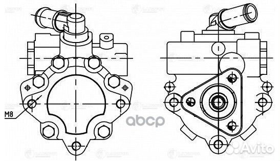 Насос гидроусилителя ГАЗель Next Cummins ISF2.8