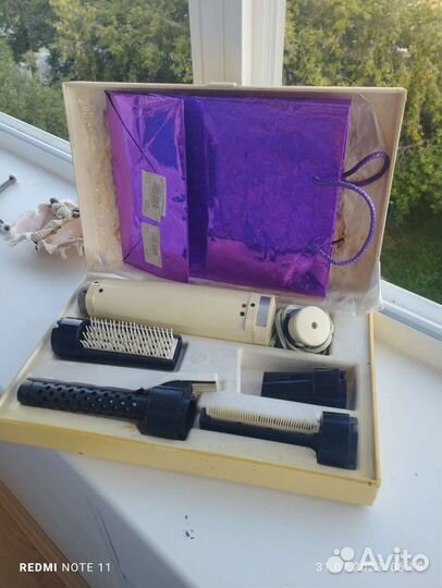 Набор для укладки волос:фен с насадками