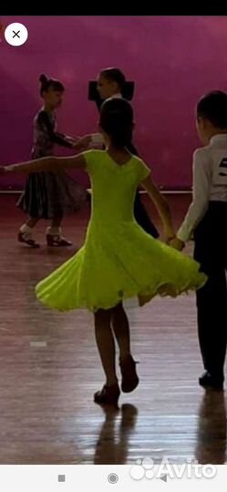 Платье для бальных танцев, размер 32