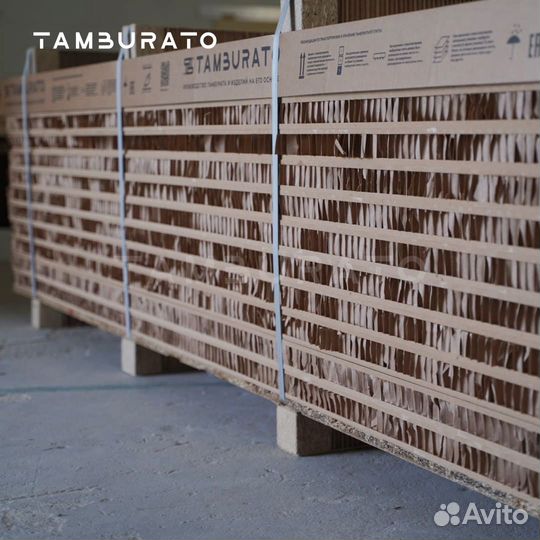 Тамбурат на основе мдф в шпоне 2800х2070 мм