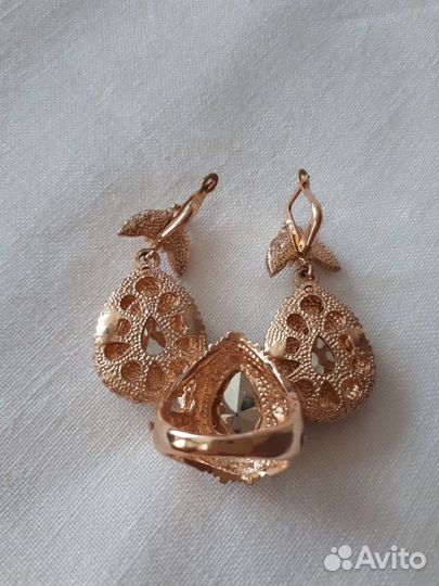 Серьги и кольцо