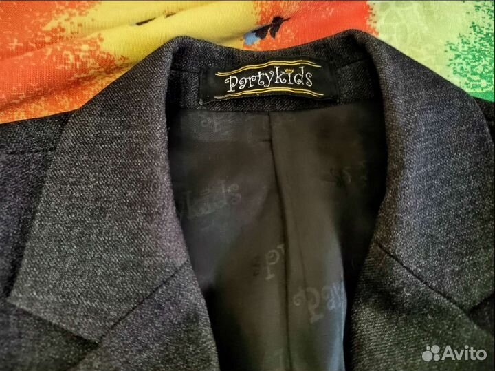 Школьный пиджак серый Partykids 146