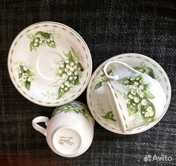 Кофейная пара, фарфор
